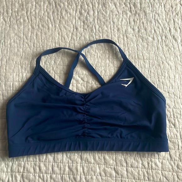 Gymshark Intimates & Sleepwear Gymshark Navy Rushed Sports Bra